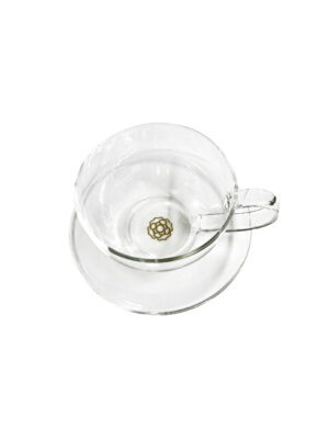 Saray Glass Cup and Saucer